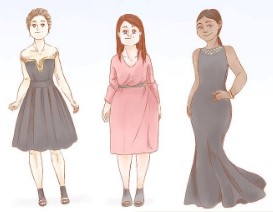 Find the best dress for a pear body type.